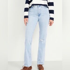 NWOT Old Navy Light Wash Straight Leg Jeans